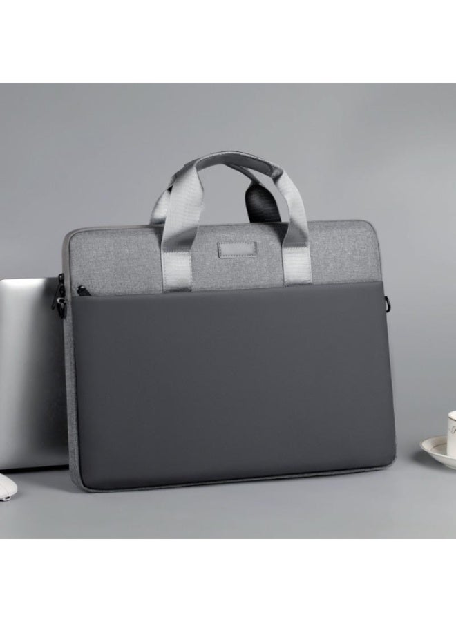 15.6-inch laptop bag, lightweight computer bag, business travel bag, water-resistant shoulder bag, messenger bag for men and women for work and office - Image 1